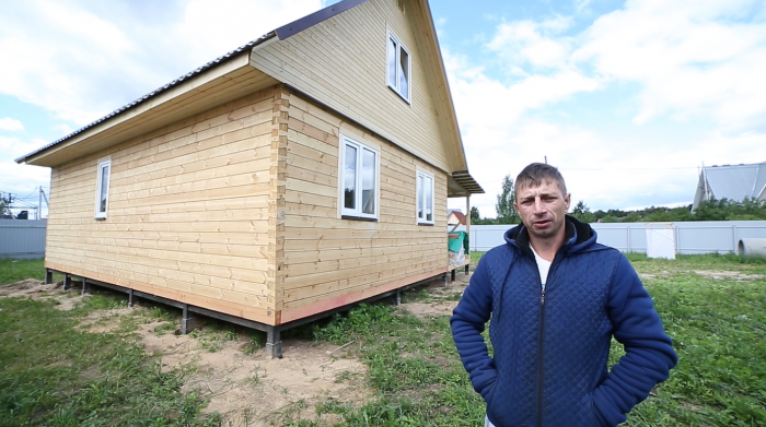 Отзыв о бане на базе дома Кедр от компании "Технология"