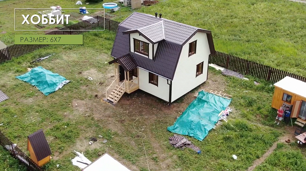 Отзыв дом "ХОБИТ 6Х7" компания "Технология"